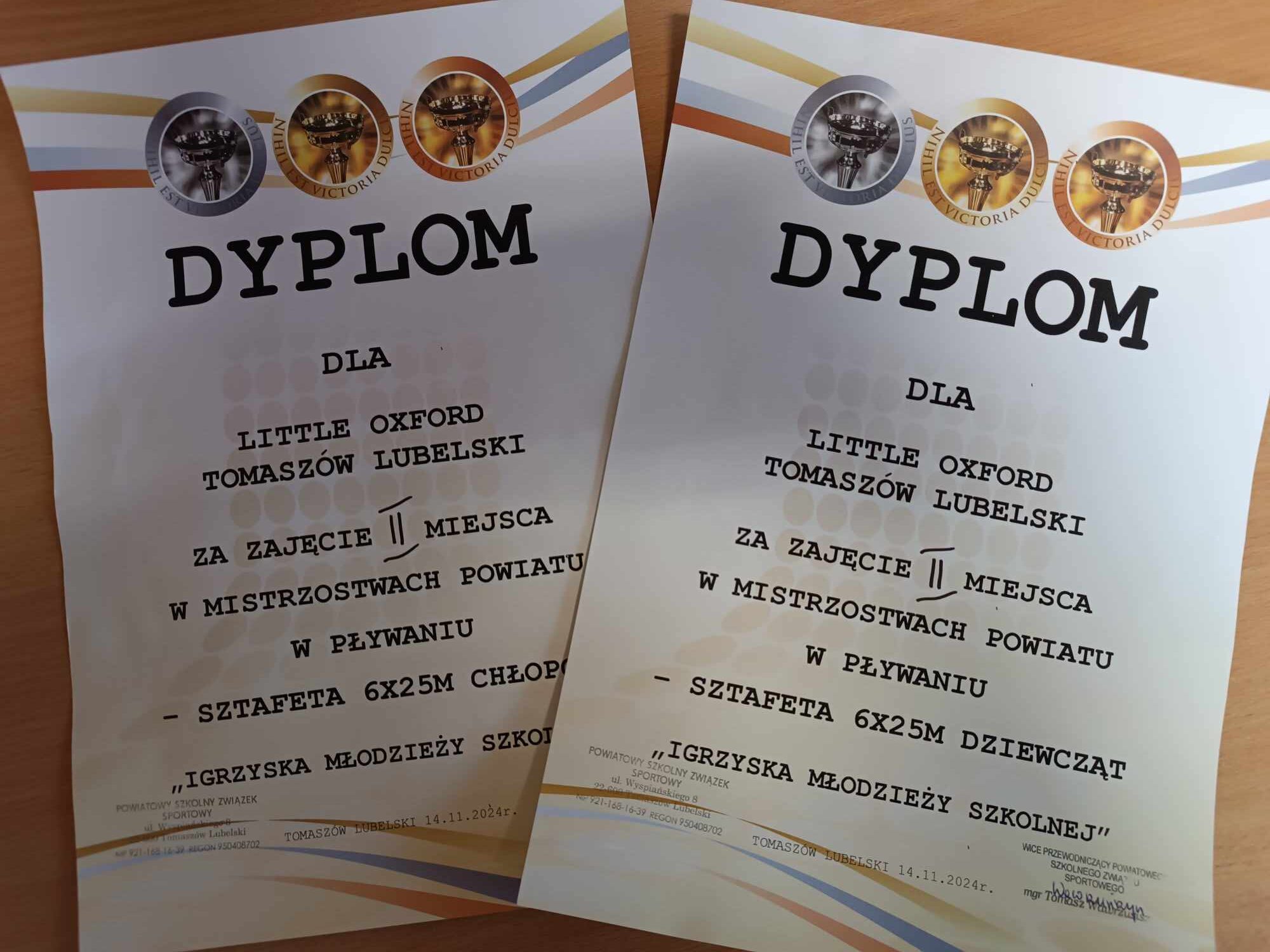 MISTRZOSTWA POWIATU W PŁYWANIU