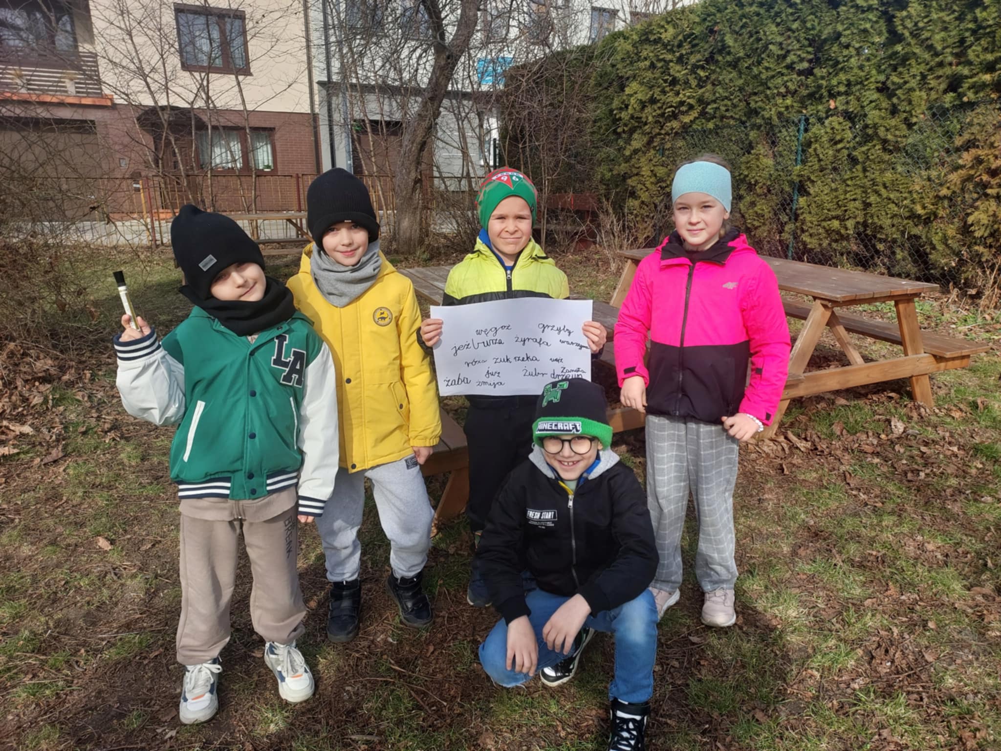 Biegane dyktando w klasie 1.