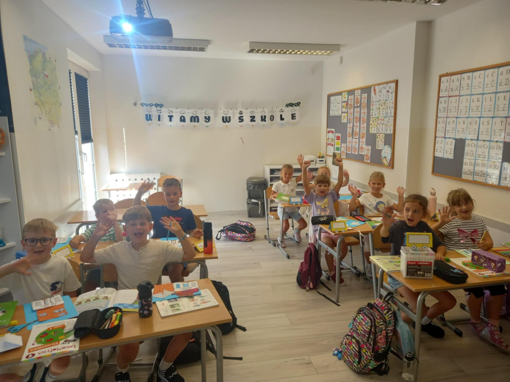 Pierwszy dzień w szkole :)