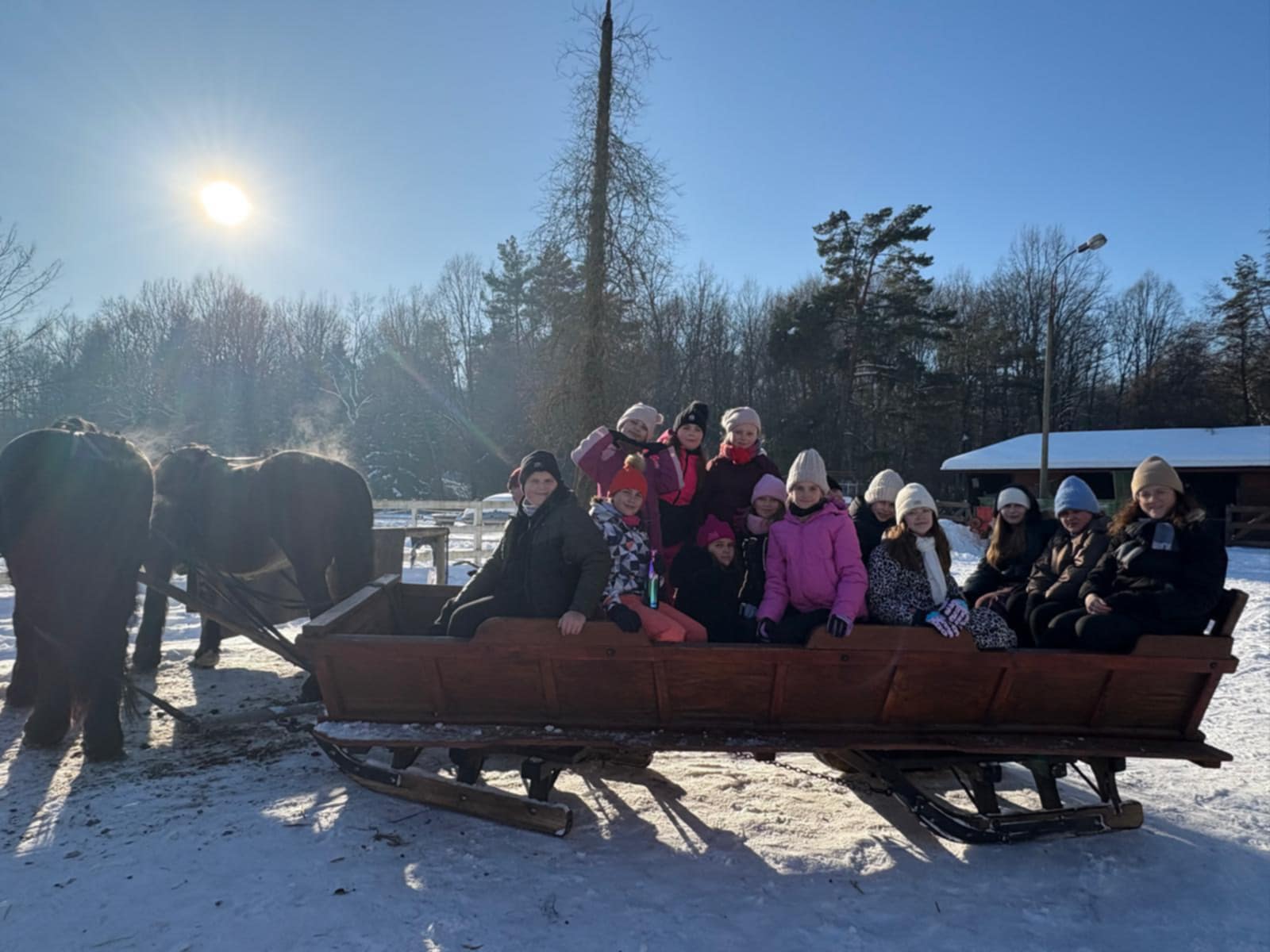 Fotorelacja z kuligu klas 1-4.